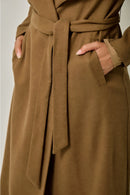 Shawl Collar Long Coat