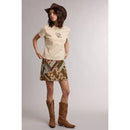 Multi Print Mini Skirt