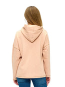 Boho Peach Whimsical Mushroom Hoodie