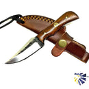 E3 Carbon 1080 Neck Knife with Forged Scales, Mini /Rosewood