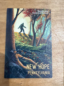 New Hope, PA - Wanderer - Bigfoot in Forest - Sunbeam General Store Magnet