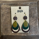 Brass Patina Earrings