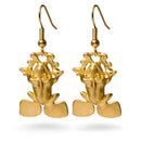 Pre-Columbian Frog Earrings