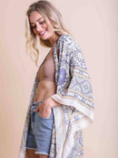 Lightweight Moroccan Tassel Kimono