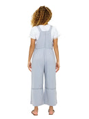 Embroidered Details Midi Overall