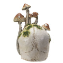 Skull with Mushrooms