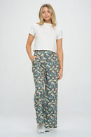 Moth Floral Print Pants