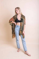 Bohemian Burnout Velvet Kimono