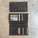 Leather Checkbook Wallet