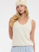 Textured Sweater Tank