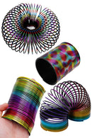 Metallic Rainbow Ombre Magic Slinky Toy