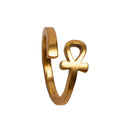 Ankh Ring-Gold Finish