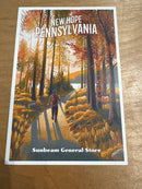 New Hope, Pennsylvania - Walk in the Woods - Day Hike - Sunbeam General Store Post Card