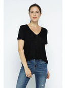 Casual Slubby Relaxed Fit Tee