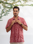 Brick Vine Mens Ultra Light Short Sleeve Button Down