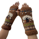 Whimsical Mushroom Fingerless Gloves
