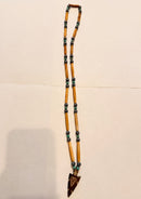 Arrowhead Tribal Bone Necklace