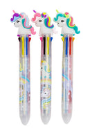 Unicorn Pony 8-in-1 Multicolor Translucent Pen