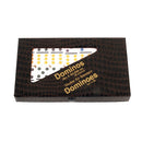 Domino Set White with Colored Dots