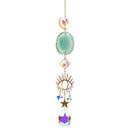 Evil Eye and Agate Crystal Sun Catcher