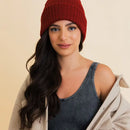 Toasty Waffle Puff Beanie