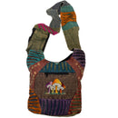 Colorful Mushroom Monk Bag - Hobo Bag