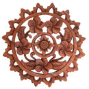 Large Flower Wooden Plaque