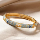 Floral Accented Bangles