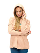 Boho Peach Whimsical Mushroom Hoodie