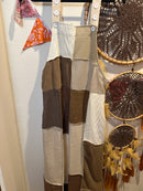 Overall Colorblock Knit Patchwork-Mocha