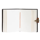 Skull and Mushrooms Leather Journal