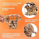 UGears Steampunk Airship