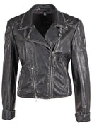 Reanon RF Leather Jacket, Vintage Black Womens