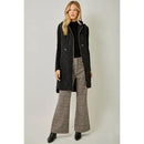 Quilted Puffer Long Hoodie Vest