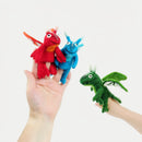 Finger Puppets - Sensory Play - Dragon Assorted