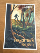 Frenchtown, New Jersey - Wanderer - Bigfoot in Forest - Sunbeam General Store Post Card