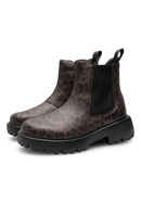 Aya Leo Waterproof Rubber Boots - Dark Leopard