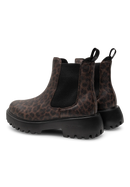 Aya Leo Waterproof Rubber Boots - Dark Leopard