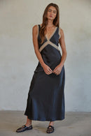 Vee Satin Maxi