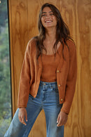 The Kacey Cardigan-Camel