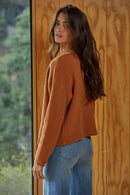 The Kacey Cardigan-Camel
