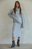 Robyn Skirt -Heather Grey