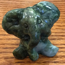 Gemstone Sitting Elephant