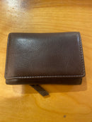 Genuine Leather Magnetic Bifold Wallet