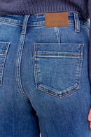 Mid Rise Petite Trouser Retro Wide