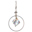 Abalone Shell Hematite Beaded Earrings