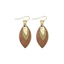 Brass Patina Earrings