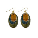 Brass Patina Earrings