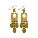 Brass Patina Earrings