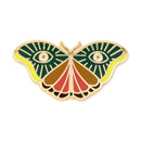 Evil Eye Moth Pin